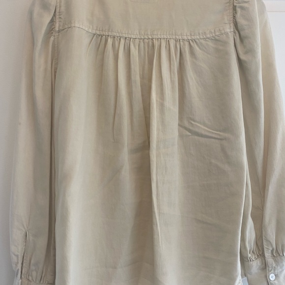Rails XS womens bone color button up top - Picture 7 of 9